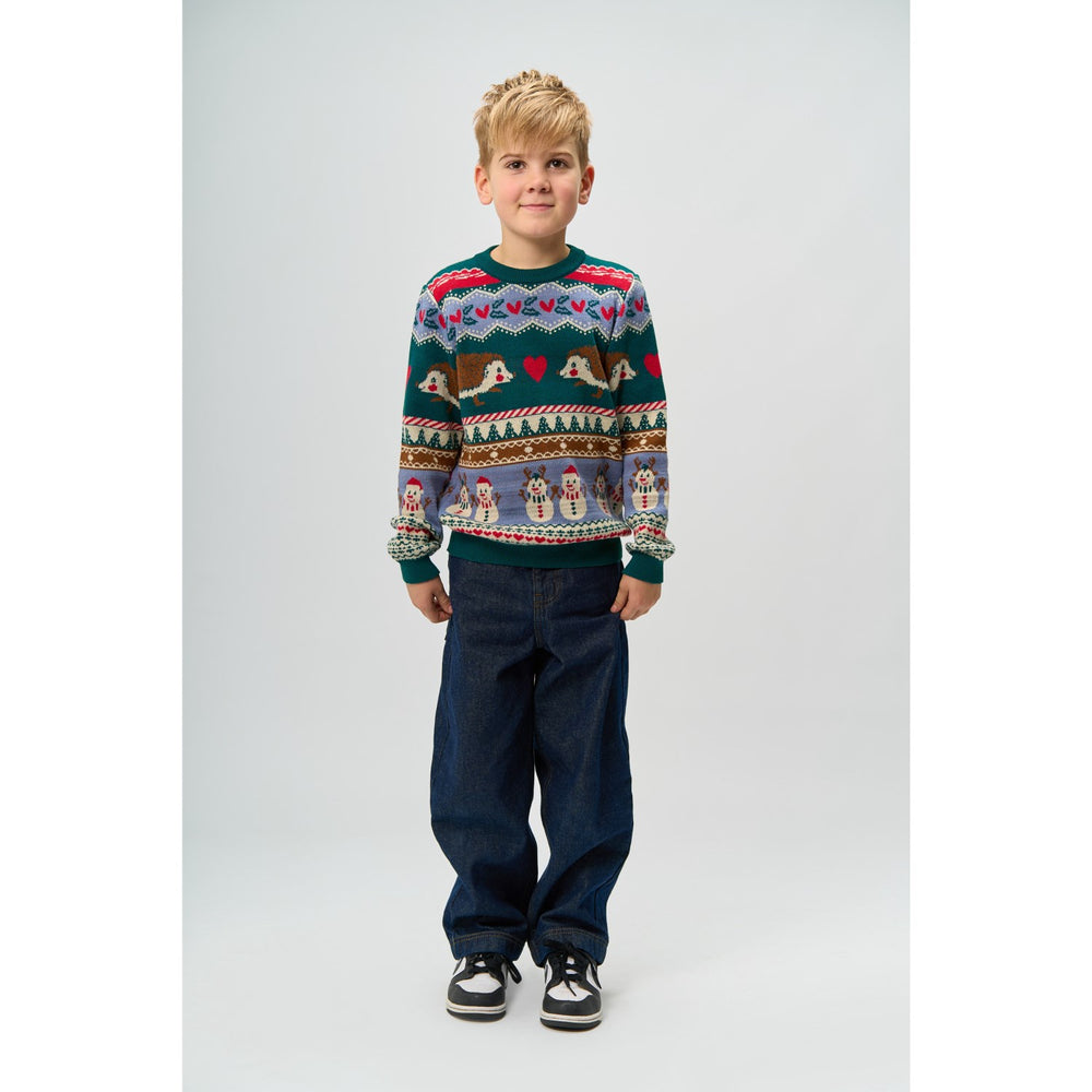 Køb The New Multi Colour Holiday Jacquard Pullover