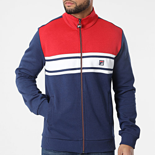 Veste Zippée Tricolore Boulogne FAM0070 Bleu Marine