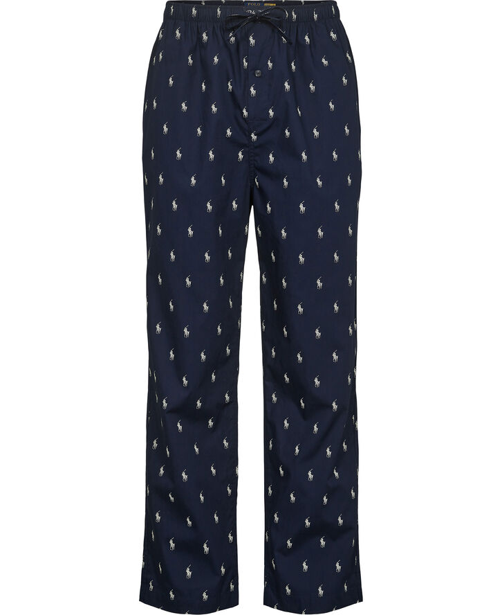 Polo Ralph Lauren Signature Pony Cotton Pajama Pant Navy