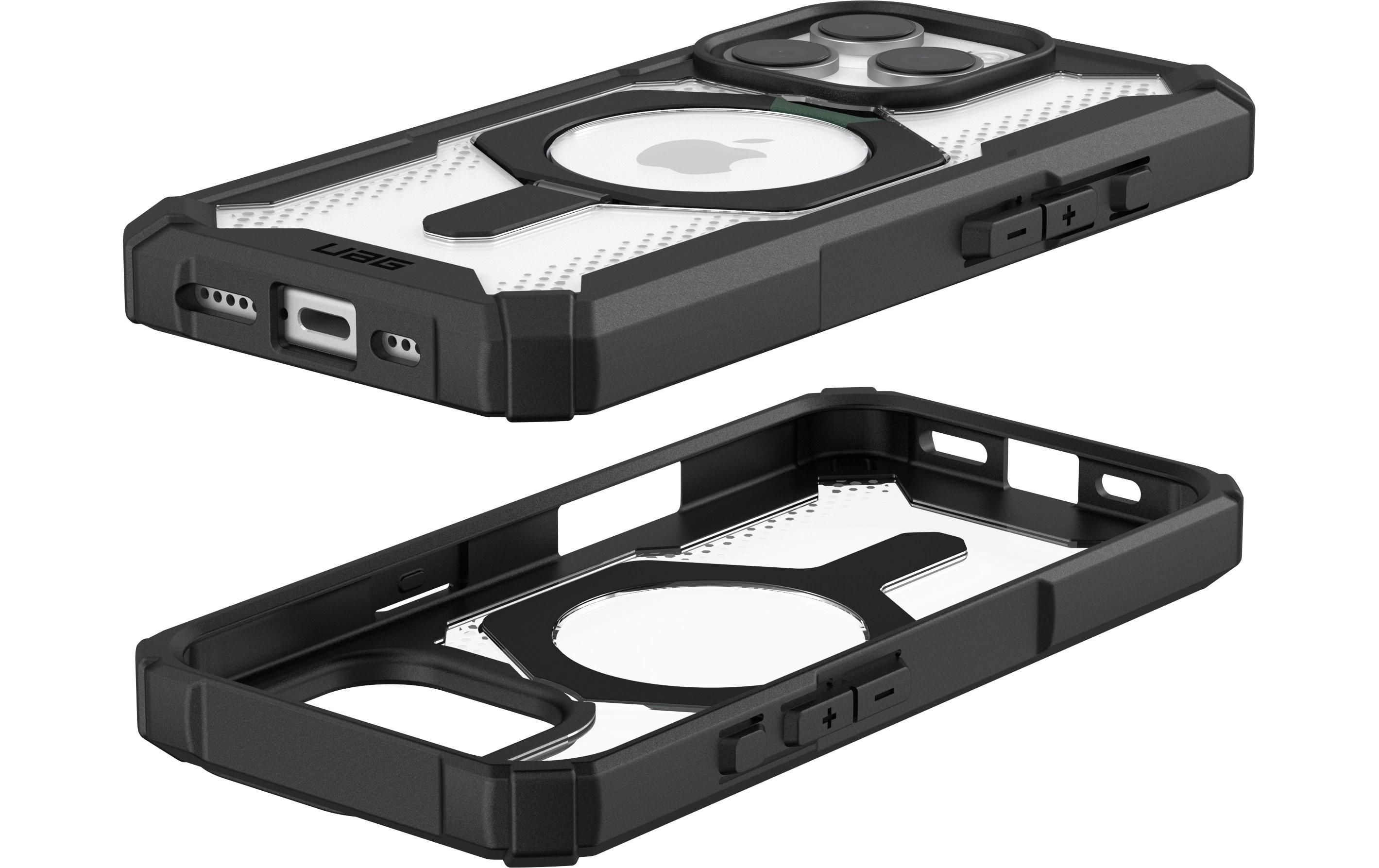 Back Cover Plasma XTE iPhone 16 Pro Black/ClearSchutzhülle für das Apple iPhone 16 Pro
