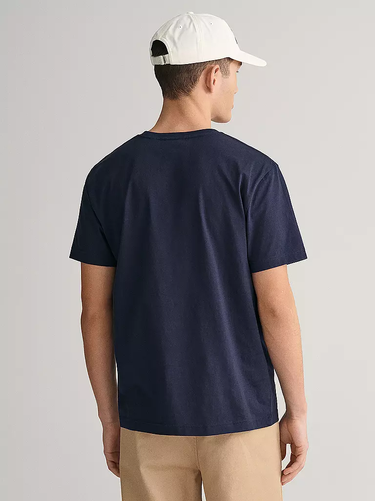 GANT T-Shirt Regular Fit dunkelblau