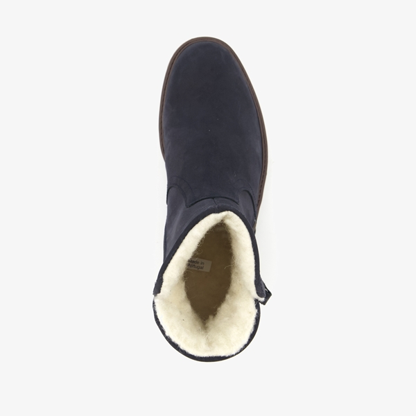 Hush Puppies leren dames enkellaarsjes met zachte