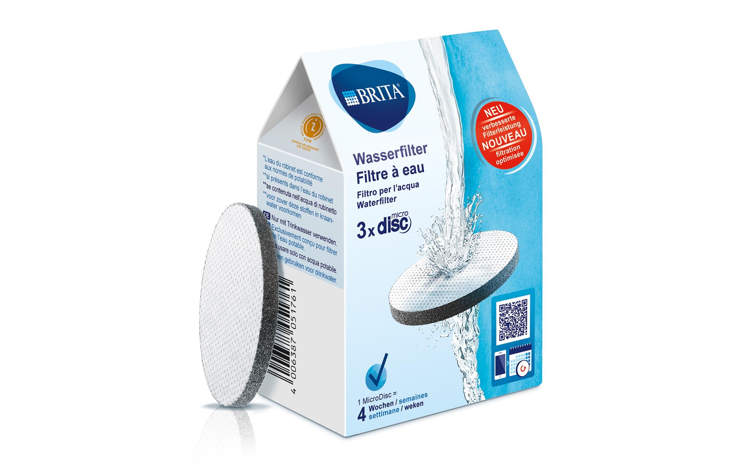 BRITA Wasserfilter »MicroDisk Pack 3 3er Pack« 3 Stk. tlg.