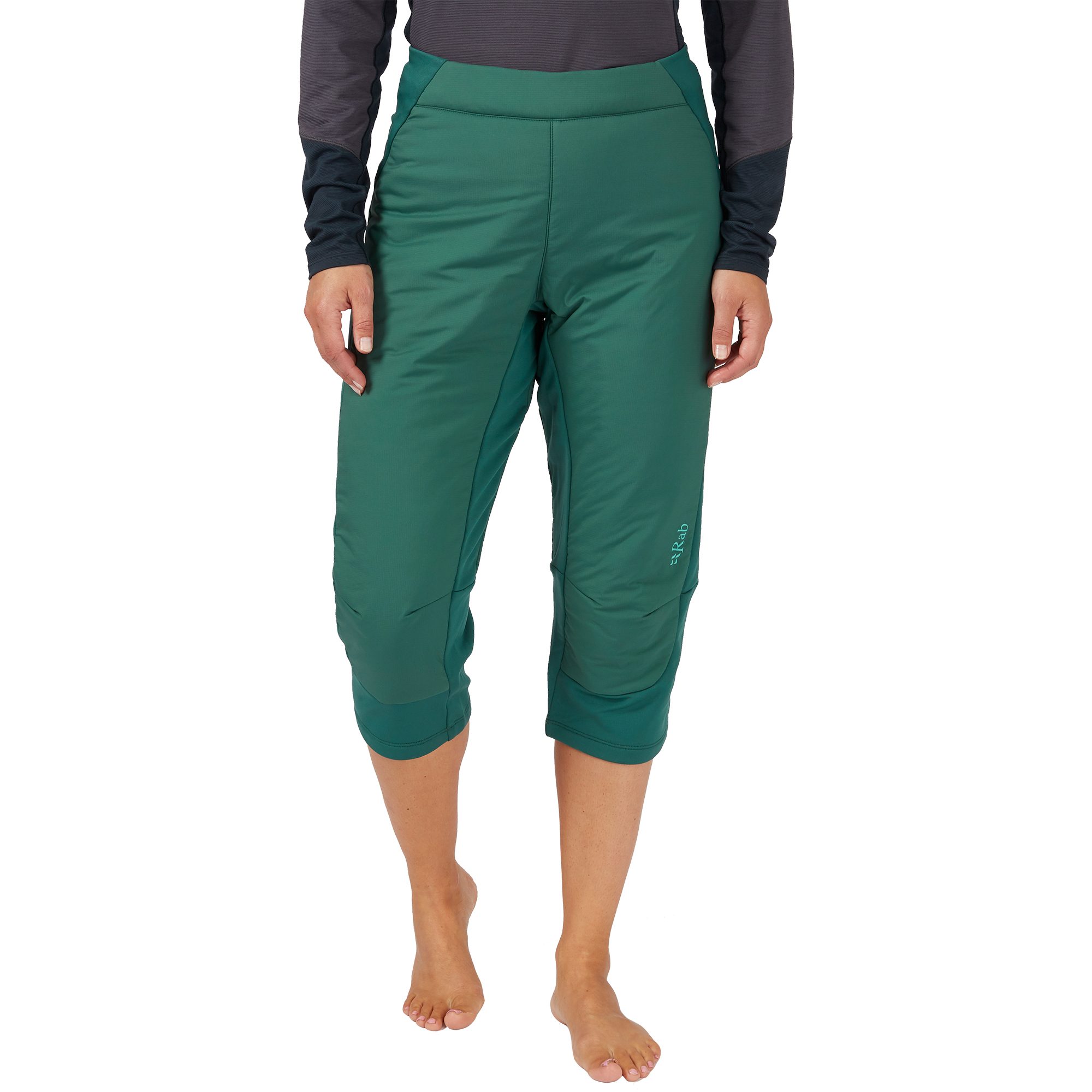 RAB Xenair 3/4 Midlayer Hose Damen green slate