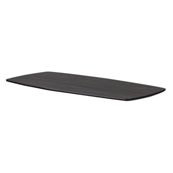 WOOOD tafelblad Tablo Deens ovaal deer brown 24 mm 180x100 cm