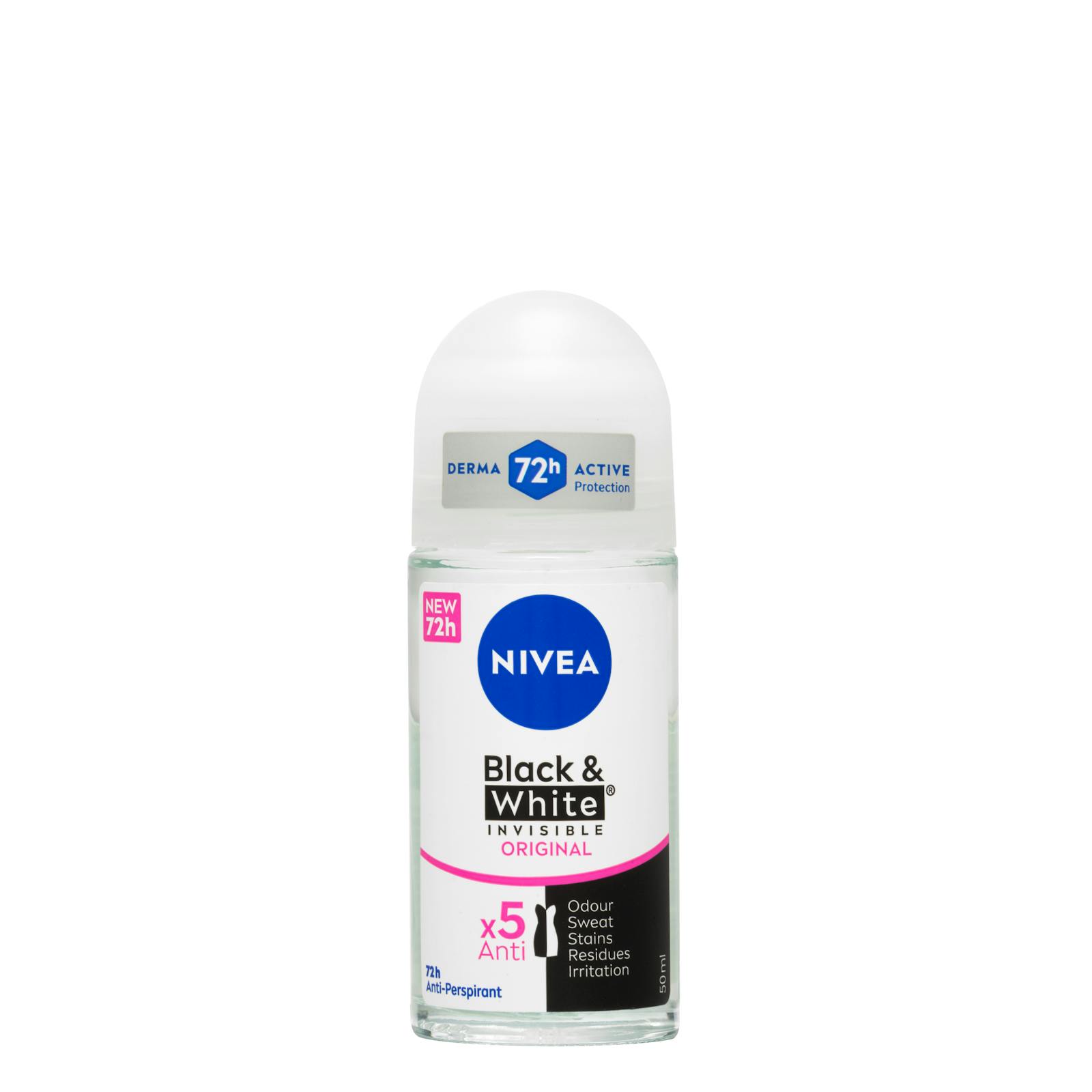 Déodorant anti-transpirant à bille Invisible Black & White de Nivea