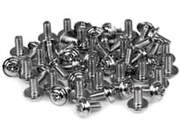 StarTech.com PC Mounting Computer Screws M3 x 1/4in Long Standoff - Screw kit - 0.2 in (pack of 50) - SCREWM3 - Skruesett - 6.3 mm (en pakke 50) - fo