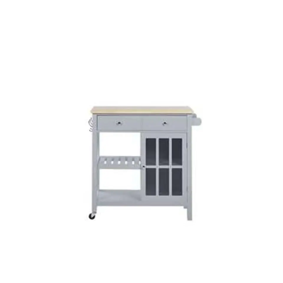 GENOA - Keukentrolley - Grijs - MDF