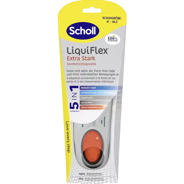LiquiFlex Extra Stark Komforteinlegesohle Größe 41- 46,5