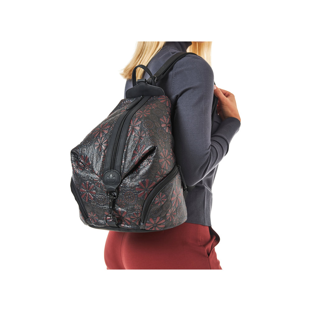 Rieker Rucksack schwarz schwarz