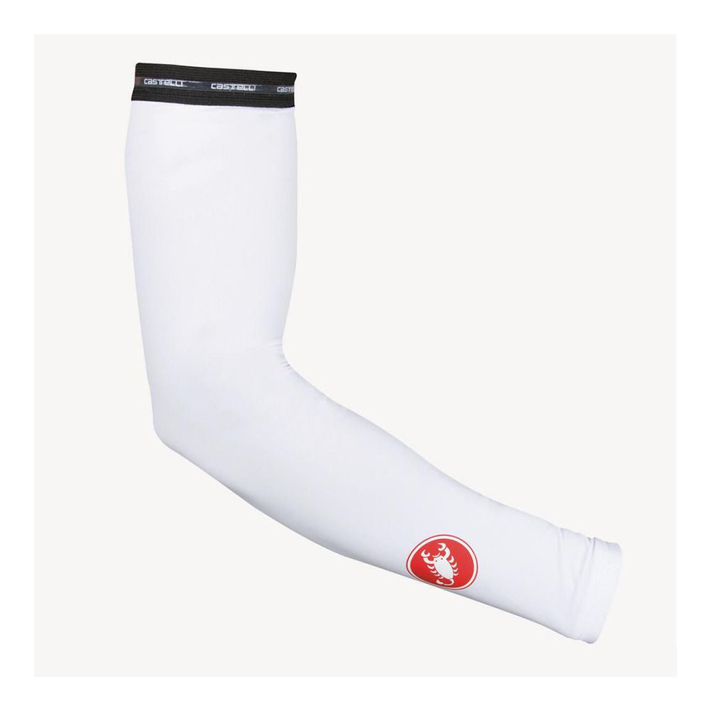 Castelli UPF 50+ LIGHT - Manchettes blanc