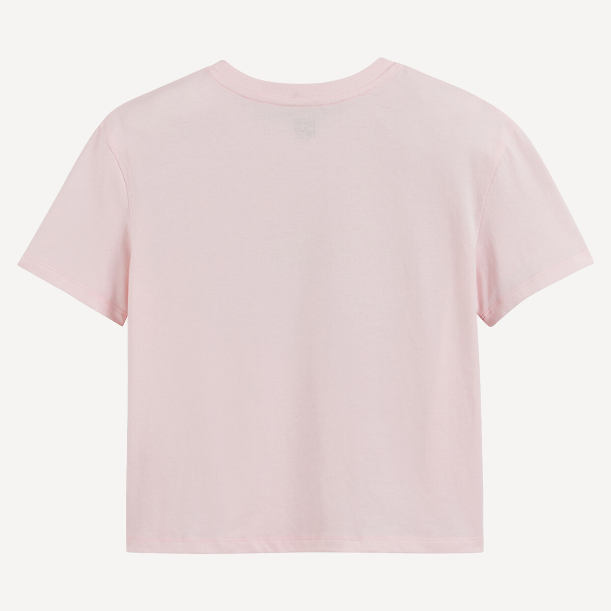 COLEÇÕES LA REDOUTE<br>Camiseta de gola redonda com estampa de lantejoulas reversível