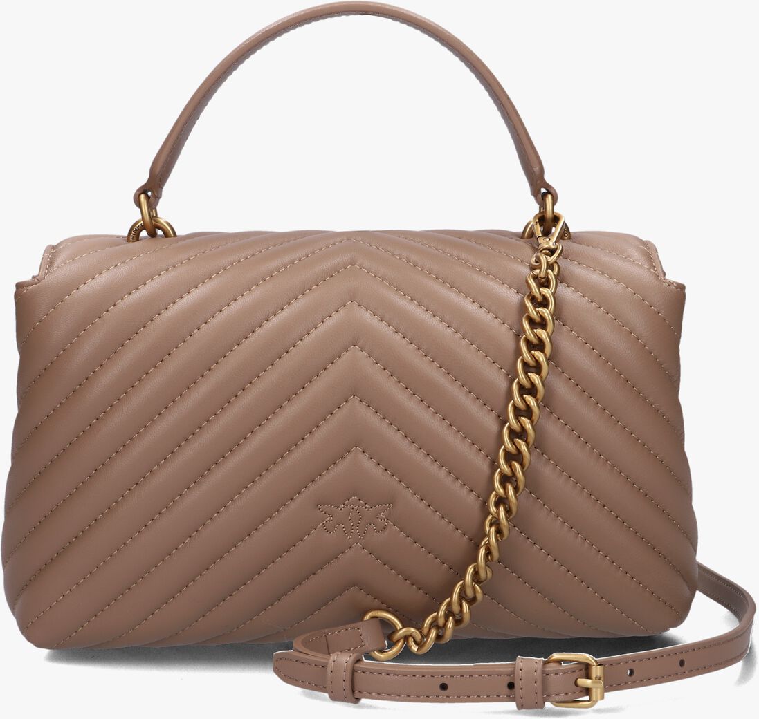 taupe pinko schoudertas love lady puff