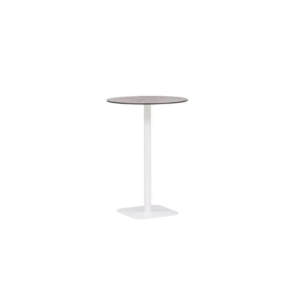 Bartafel Zwart Kunststof - 70x70x100cm - Milano