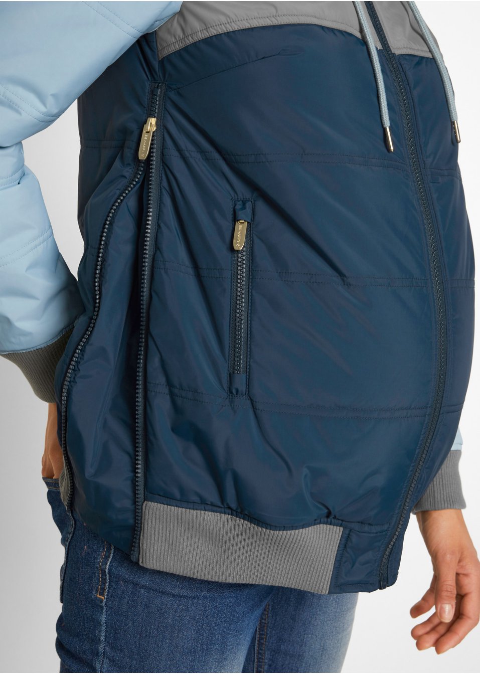Veste de grossesse et de portage avec polyester recyclé