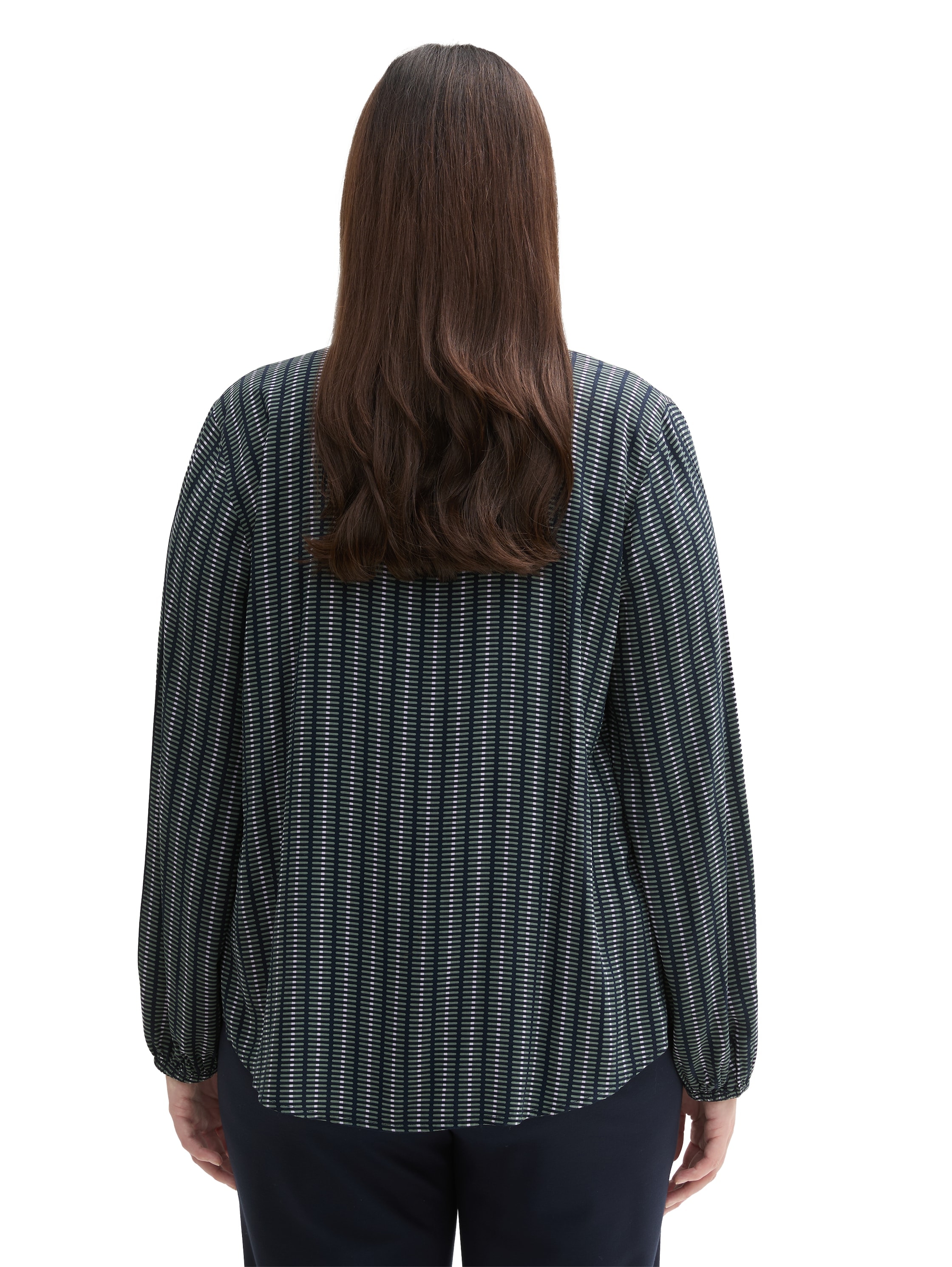 TOM TAILOR PLUS Langarmbluse , mit Muster