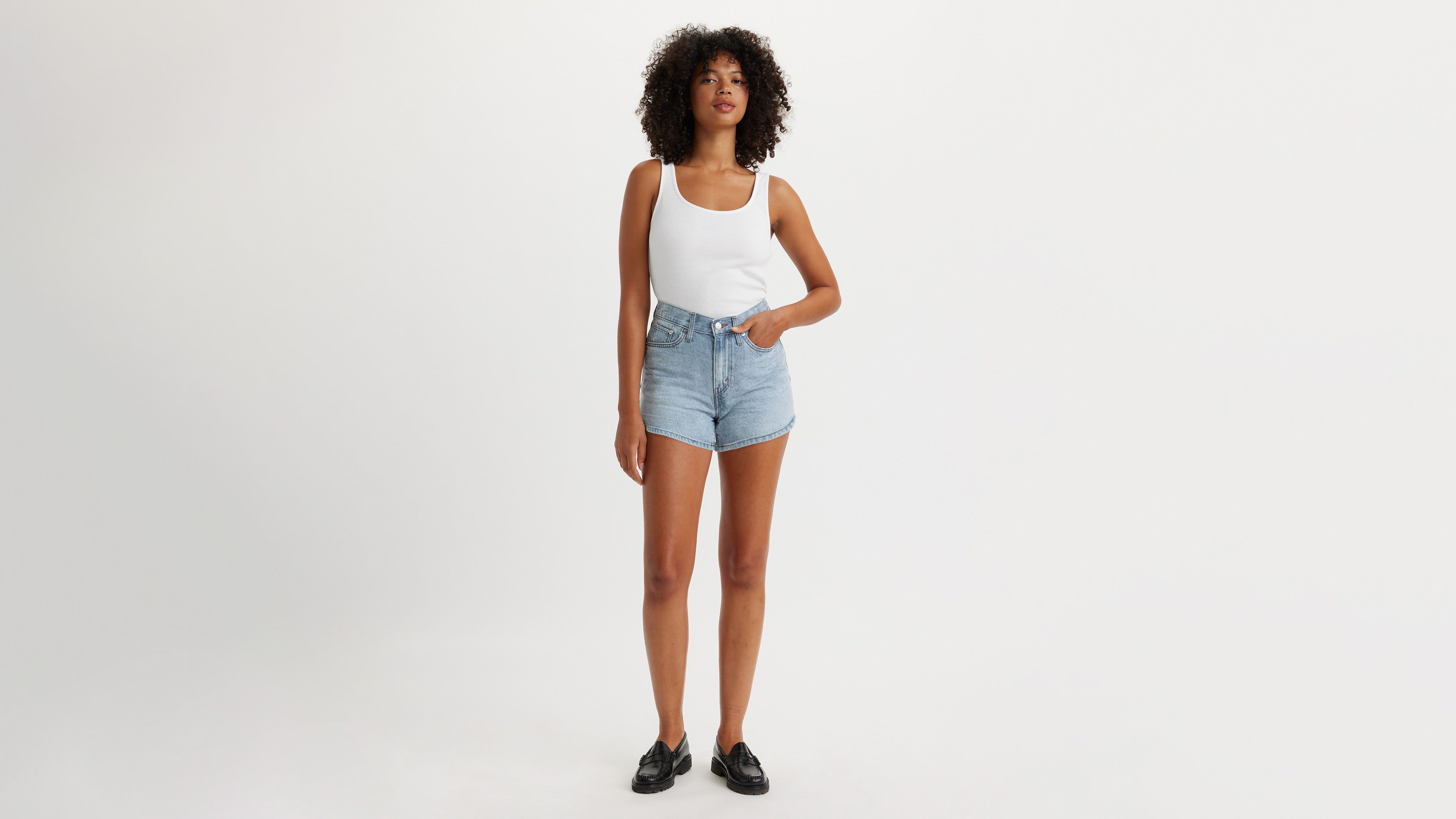 Short Mom ’80 - Make A Difference - Bleu