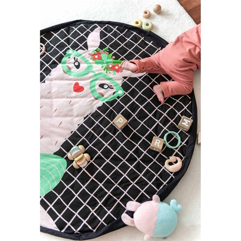 3-i-1 Legetæppe Soft Lama - Play&Go → Luksusbaby.dk
