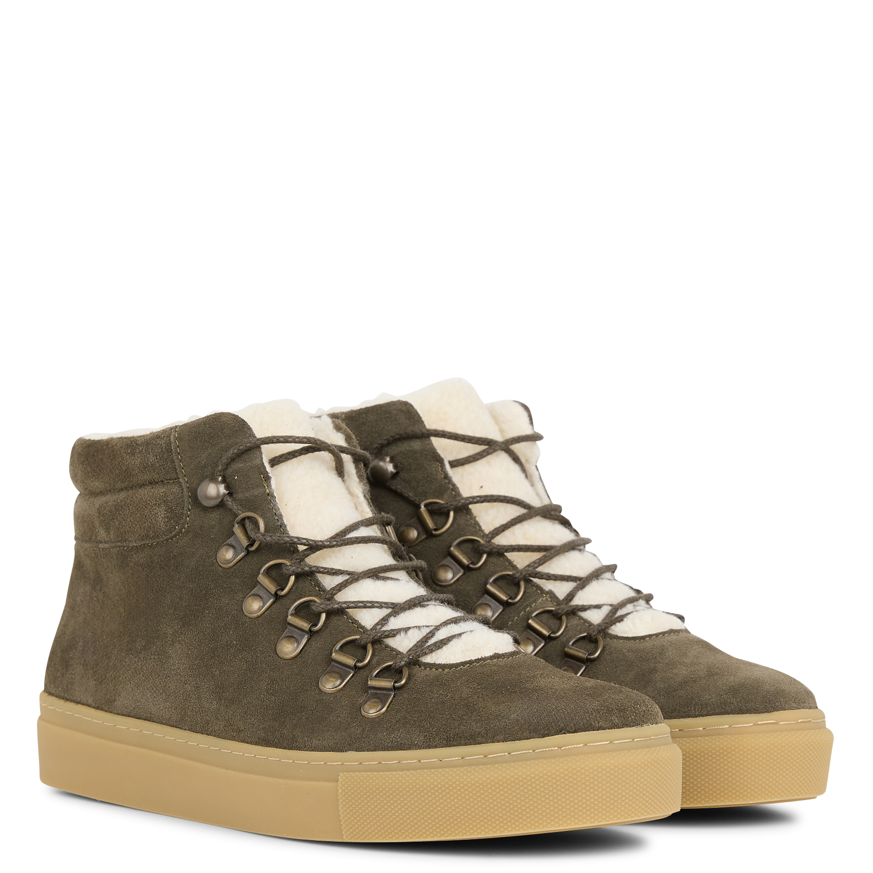 LAYLA - Baskets montantes en cuir | Multicolore