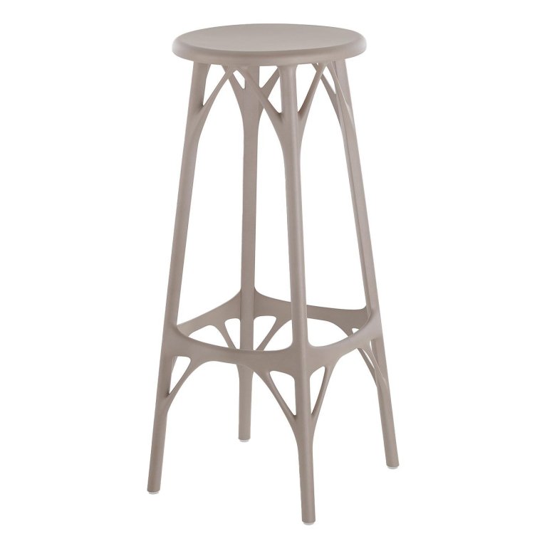 Kartell A.I. barkruk 75 grijs