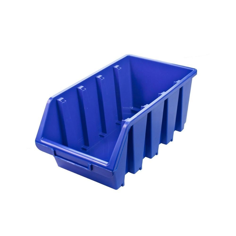 PROREGAL SuperSaver Set 10x Opbergdoos 4 HxBxD 15,5 x 20,4 x 34 cm Polypropyleen Blauw