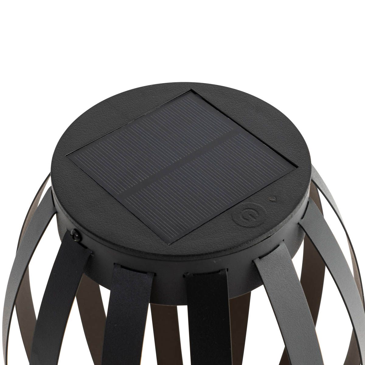 Set van 2 buiten tafellampen zwart 3-staps dimbaar solar en oplaadbaar - Sheldon