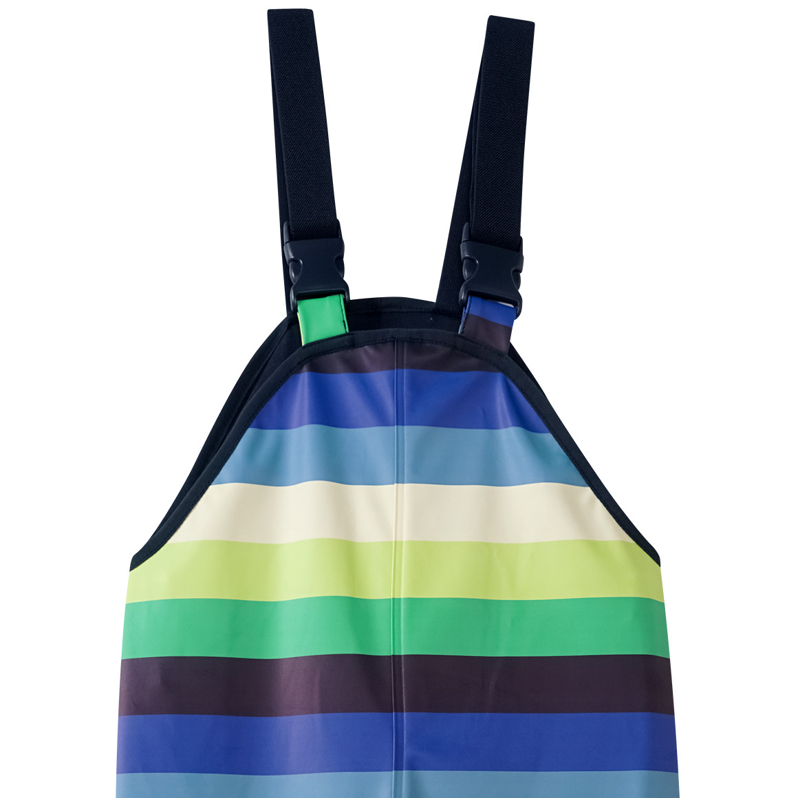 Topolino Jungen Regenhose mit Streifen grün / blau