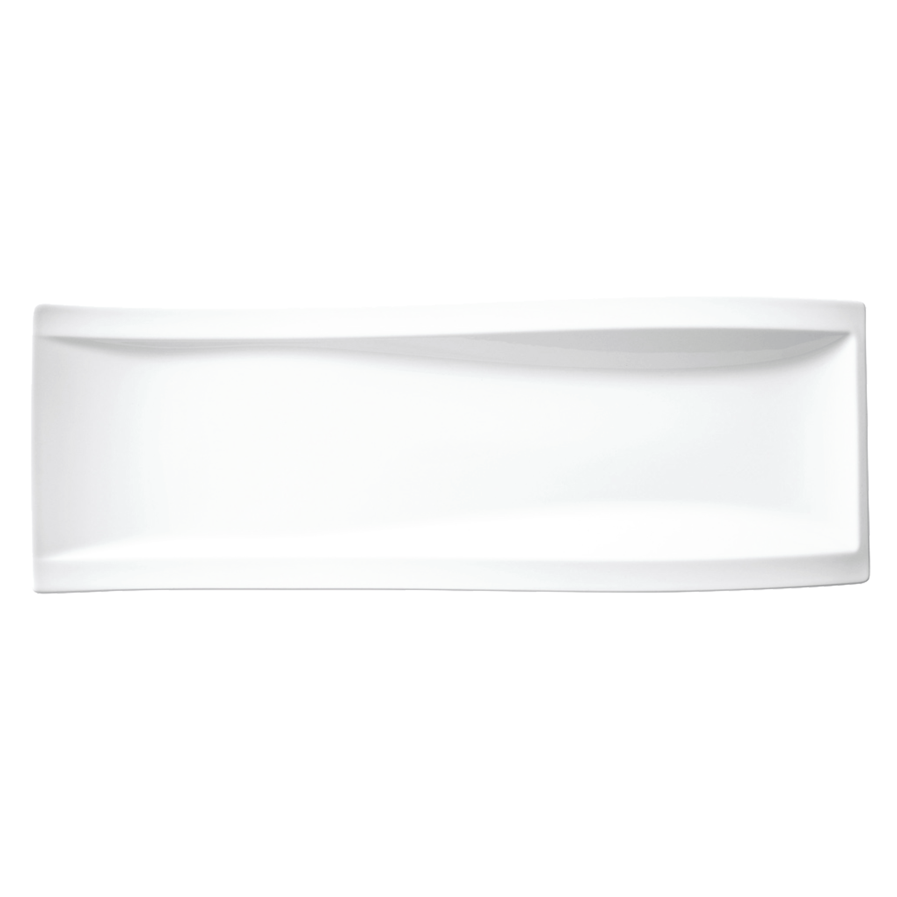 NewWave Specialty plate White, 16.7'' x 5.9'', Premium Porcelain