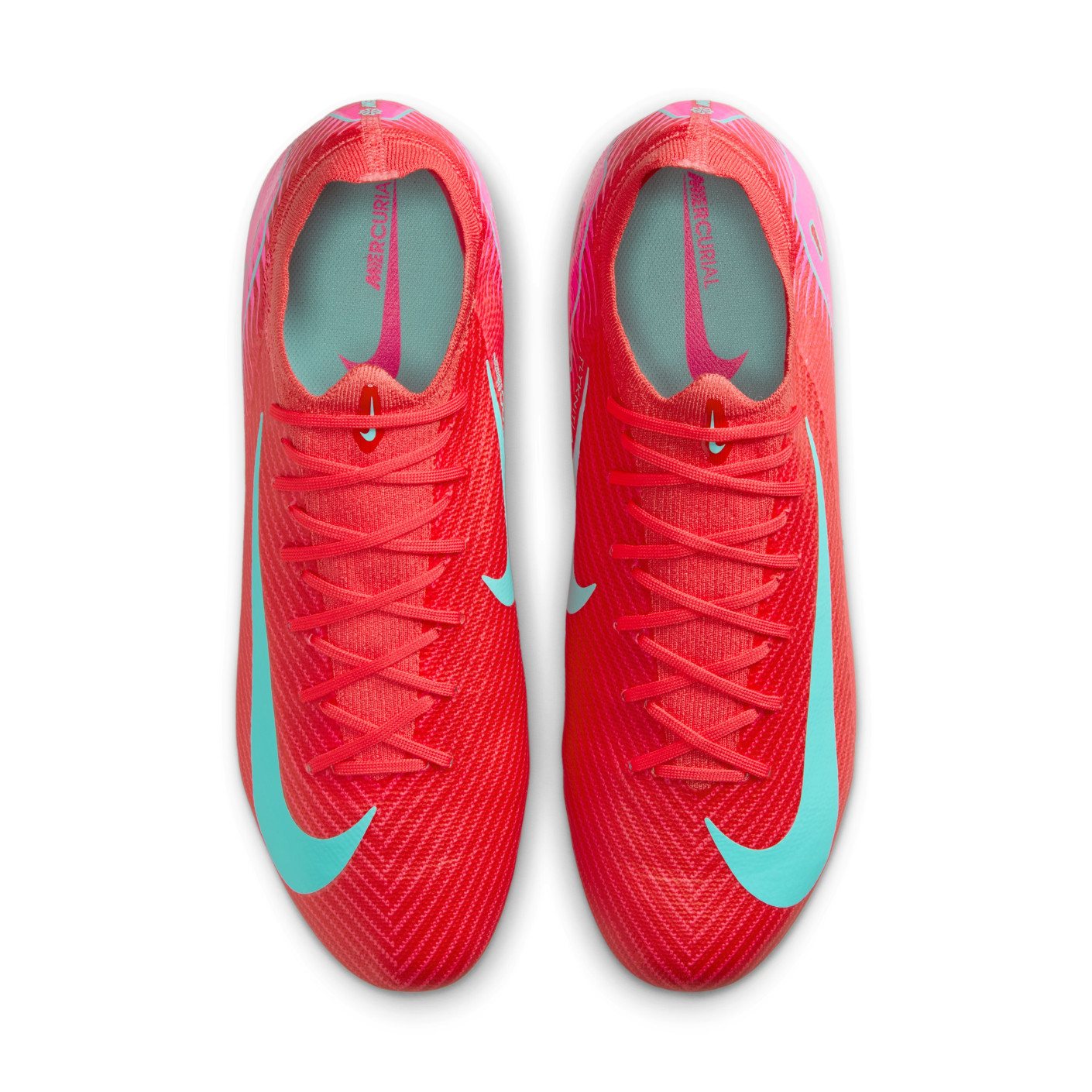 Nike Zoom Mercurial Vapor 16 Pro Gras Voetbalschoenen (FG) Rood Turquoise Roze