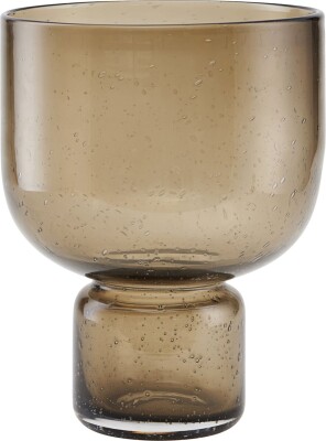 House Doctor - Vase - Farida - Glas - Brun - 22 CM