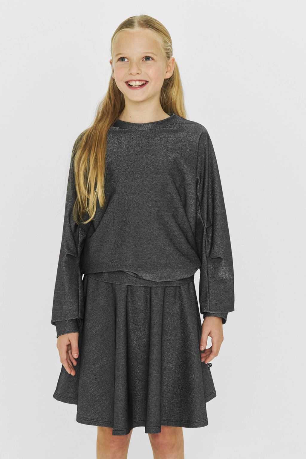 Coolcat lurex rok Maya zilver