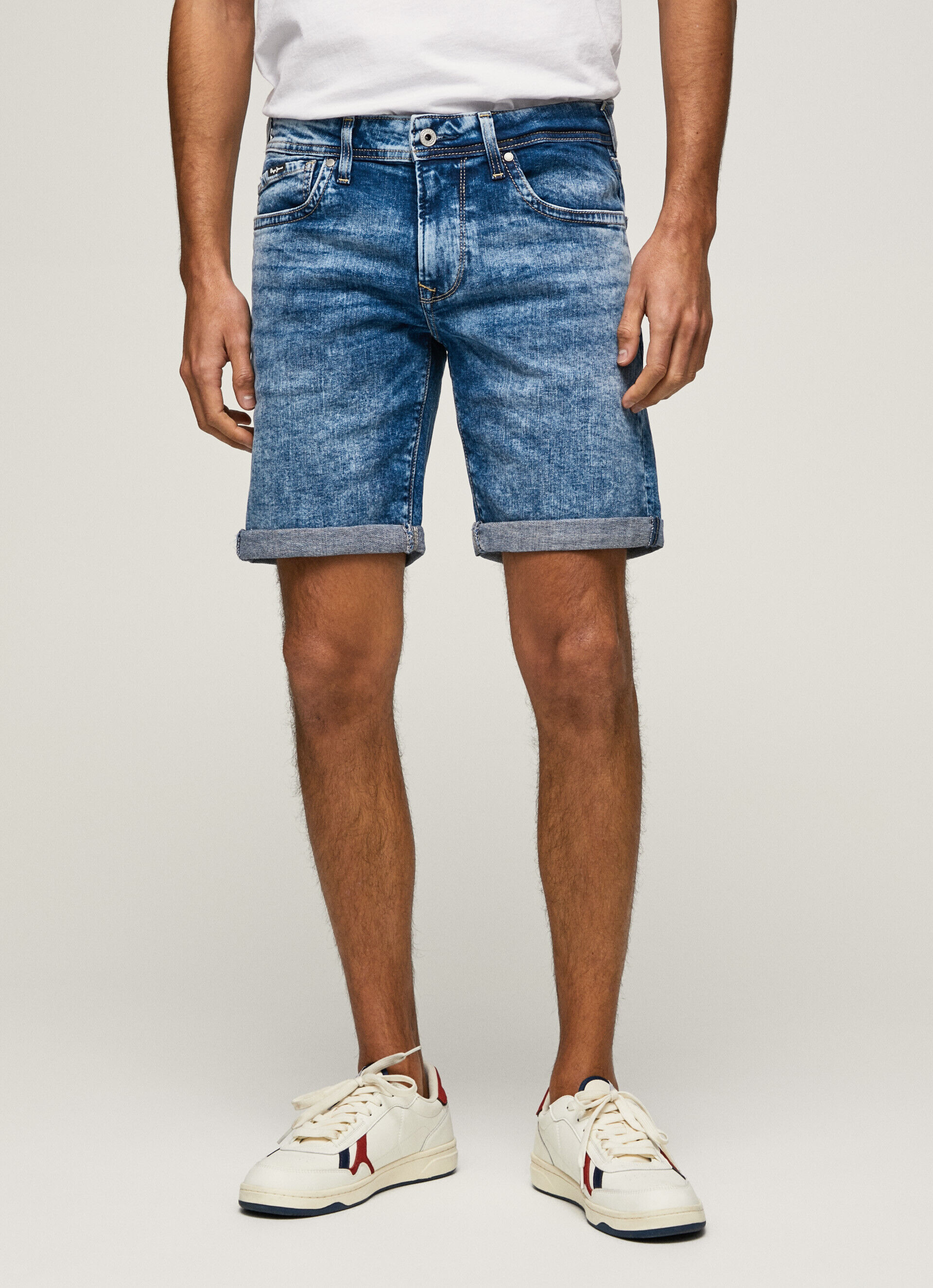 Bermuda jeans HATCH FIT SLIM - jeans