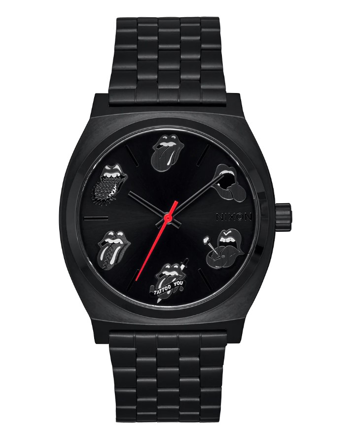 Nixon Rolling Stones Time Teller All Black