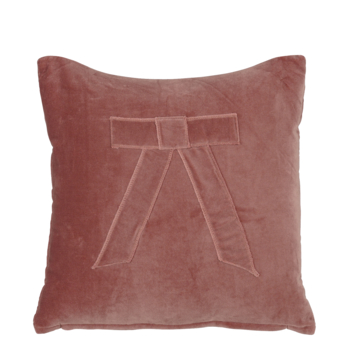 Kussen strik roze 45 x 45 cm
