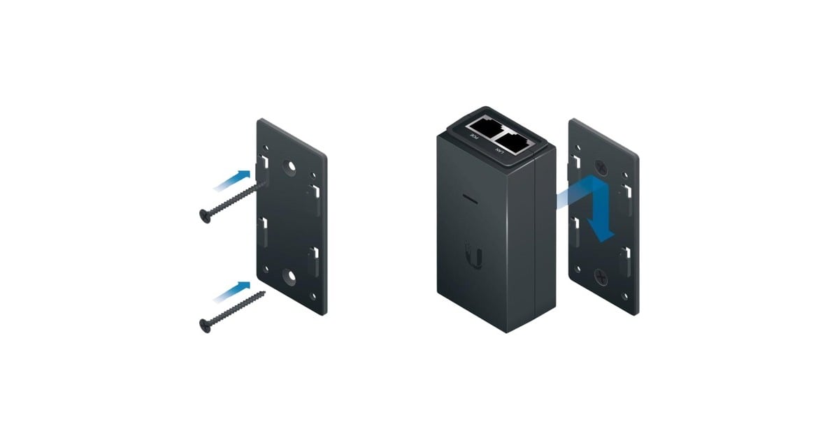 UbiquitiPoE Adapters Wall Mount Kit wandmontage