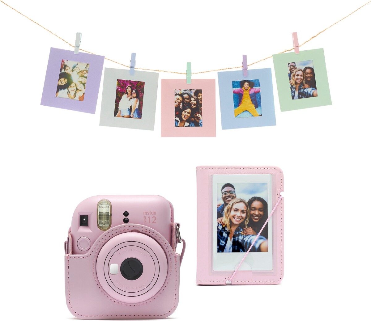 Fujifilm - Instax Mini 12 Instant Kamera - Lyserød