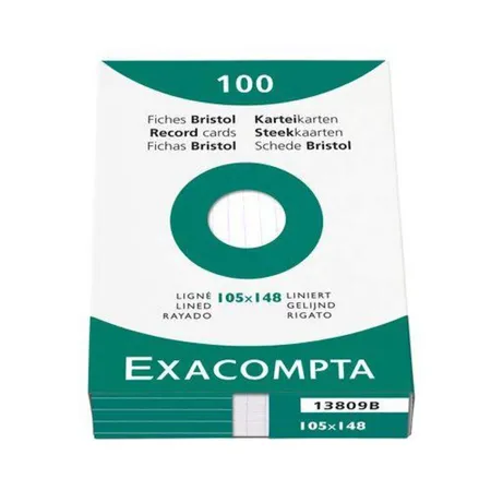 Exacompta Karteikarten, weiß