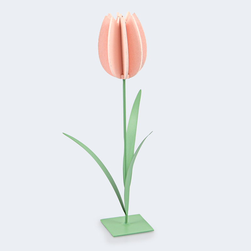 Tulipe décorative rose
