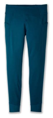 Collant thermique Brooks Momentum Thermal Bleu Femme