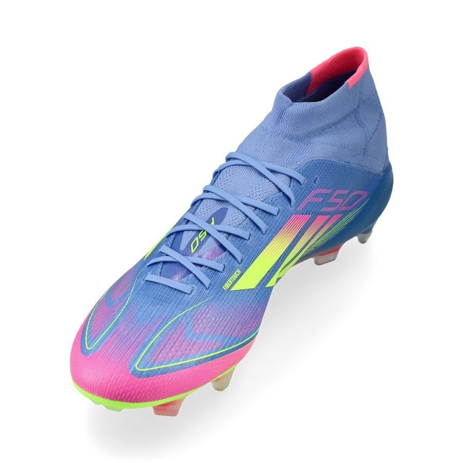 adidas F50 Elite Mid FG Celestial Victory - Blue Fusion/Lucid Lemon/Lucid Pink Femme