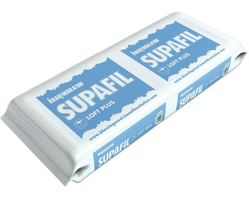 Knauf Insulation inblaasisolatiewol Supafil Loft Plus WLG 035 16,6 kg