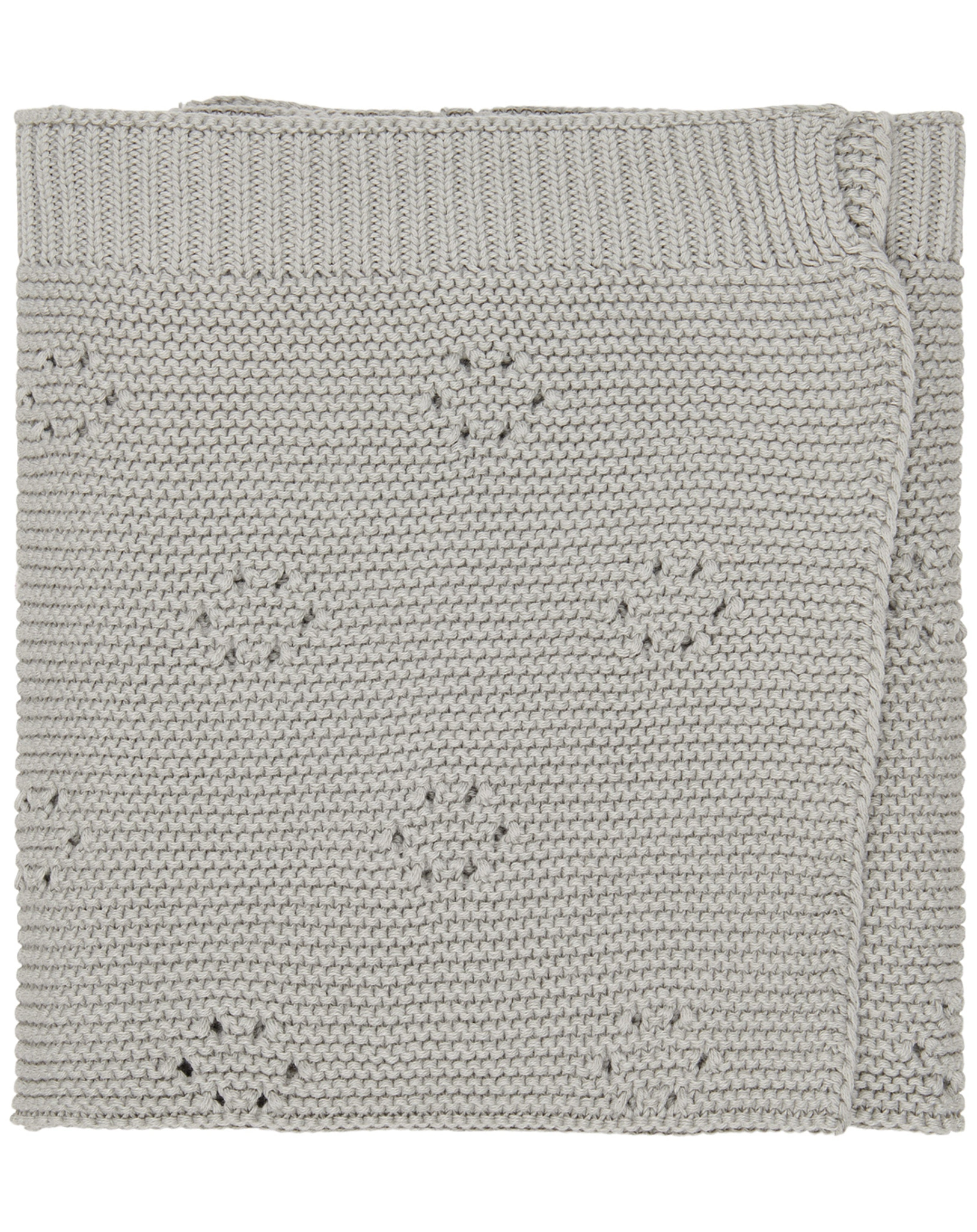 Babydecke LALINDE (75x90) in grey wave
