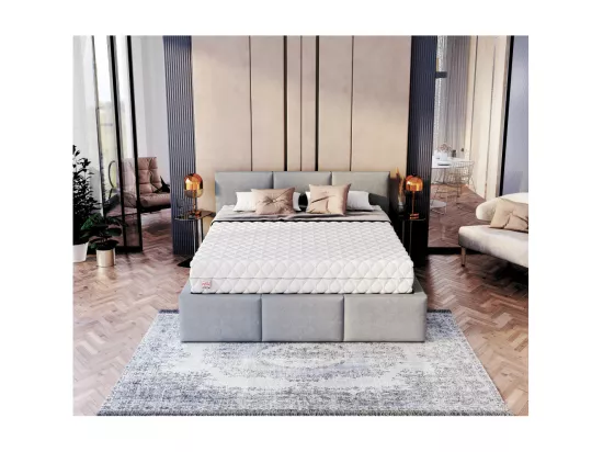 Matelas LIVRA - Mémoire de Forme - Latex - Epaisseur 22 cm 140 x 190 cm cm