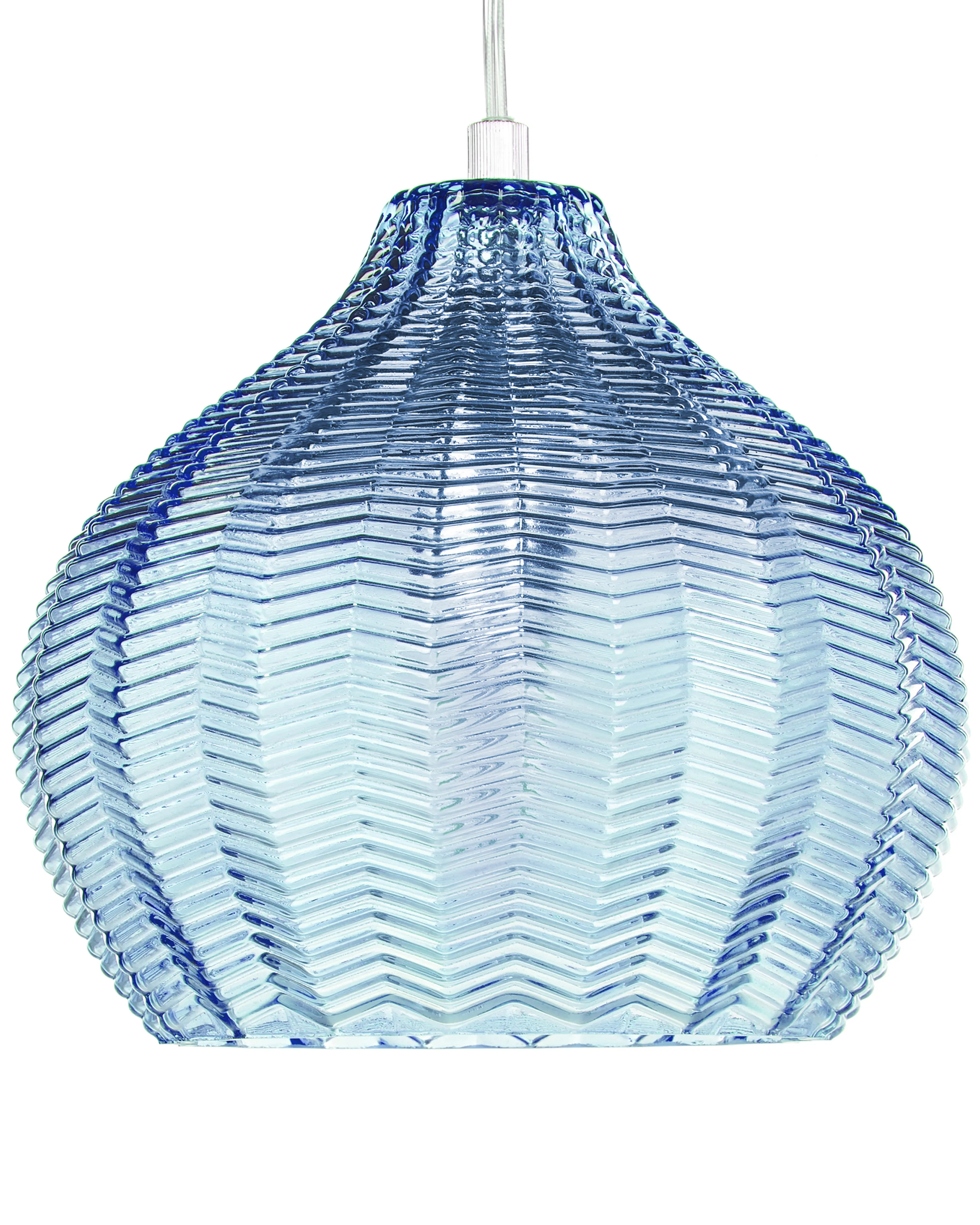 Hanglamp KEILA Glas Blauw