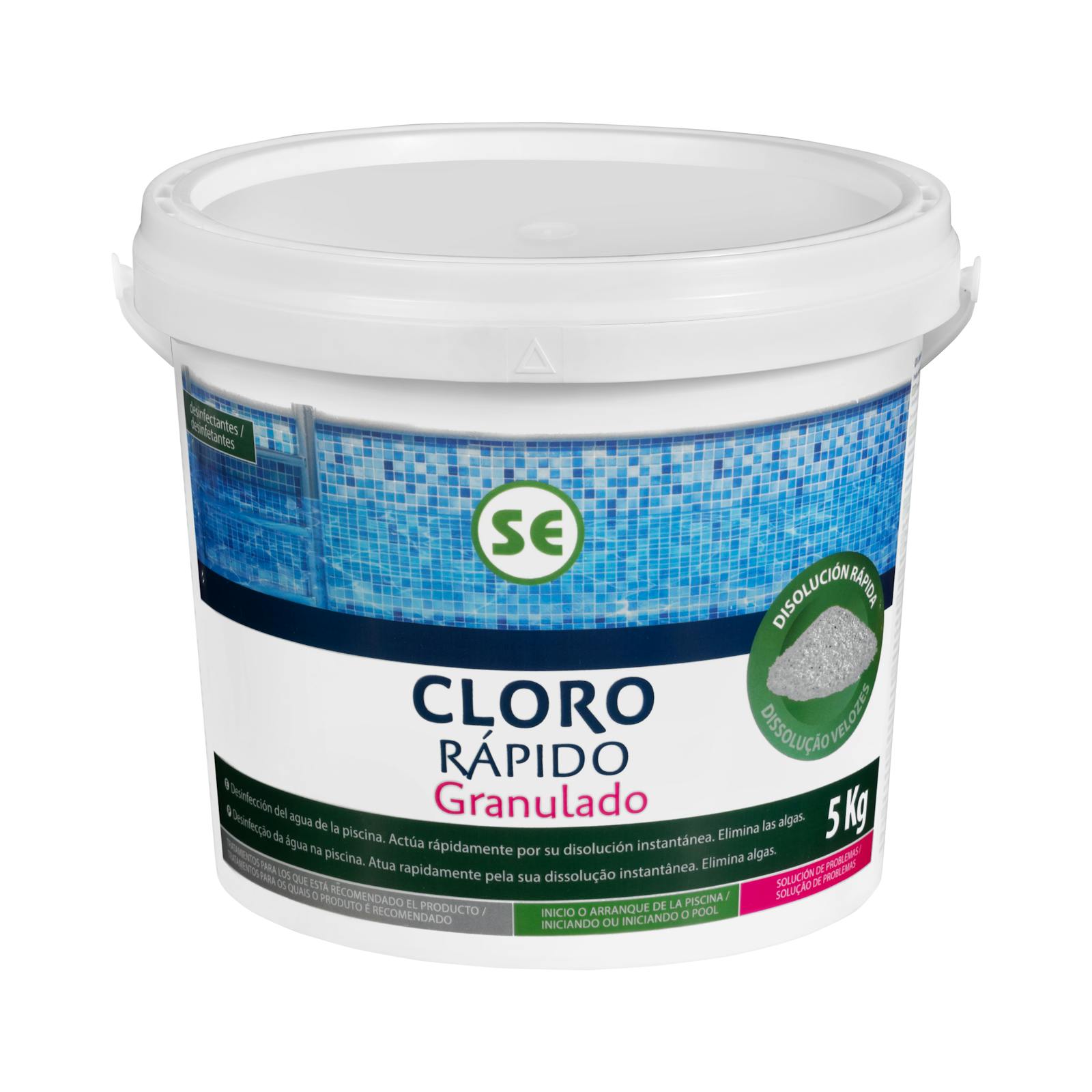 Chlore granulé rapide pour piscine