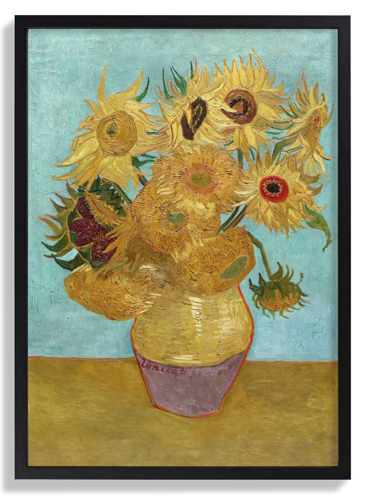 Vase mit zwölf Sonnenblumen von Van Gogh