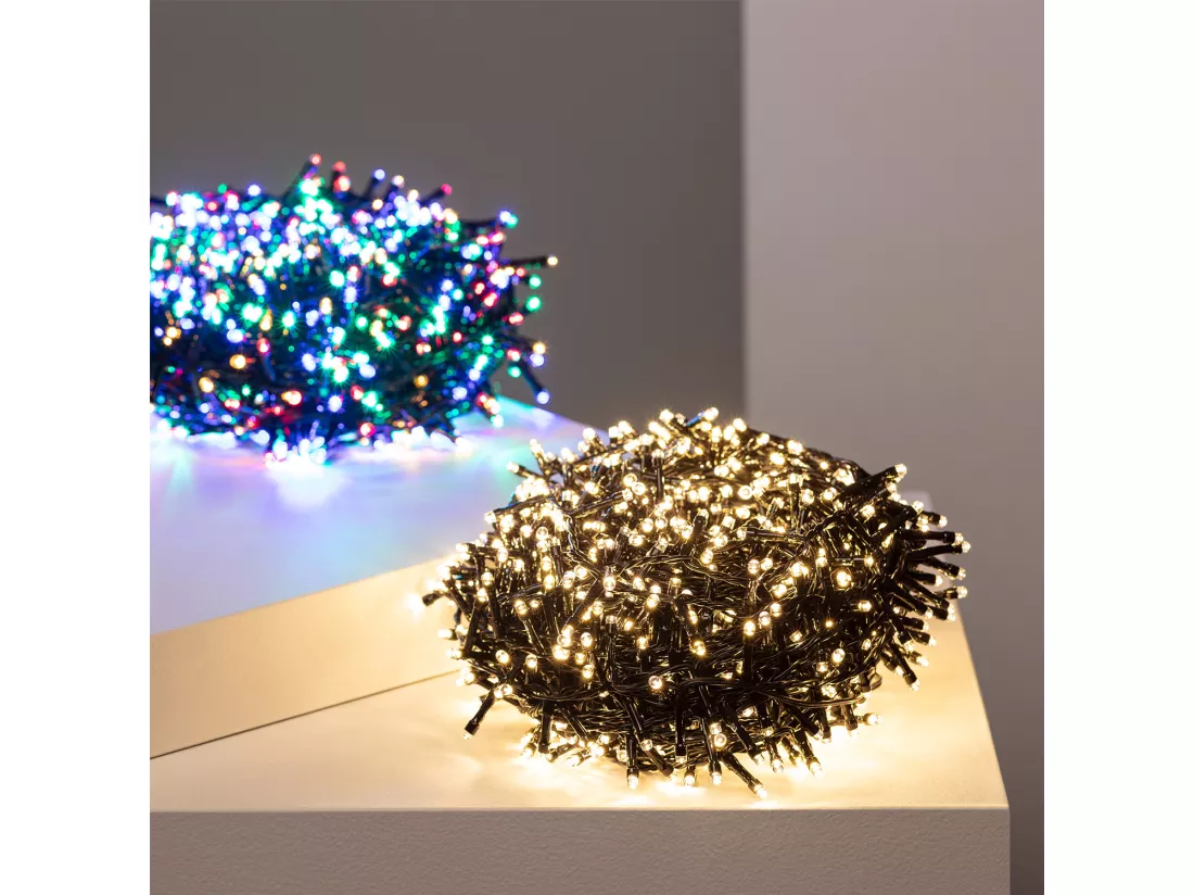 Guirlande LED Classic Noire Câble 35m 3000K Blanc chaud