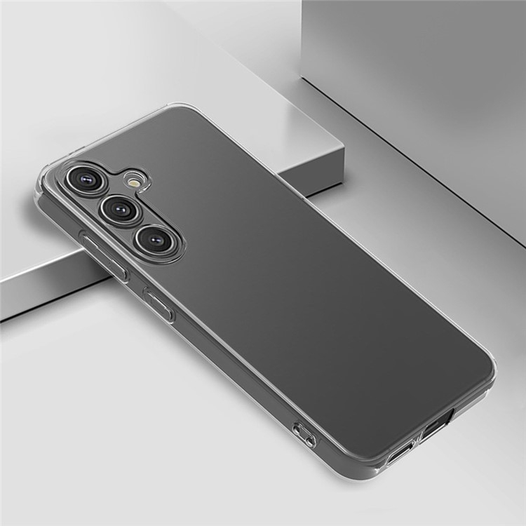 Samsung Galaxy S25  Plus Gummi Case Schutzhülle mit Kameraschutz - Transparent