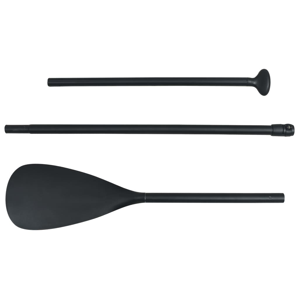 vidaXL SUP peddel, 215 cm, aluminium, zwart