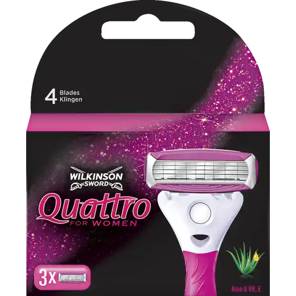 Quattro for Women Damen Rasierklingen